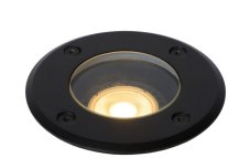 LUCIDE 11801/01/30 BILTIN exteriérové zápustné svietidlo do zeme D10,8cm 1xGU10 IP67 čierna