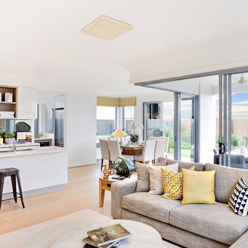 RABALUX 75015 Vendel stropní svítidlo se senzorem LED 375x375mm 24W/1460lm 4000K bílá