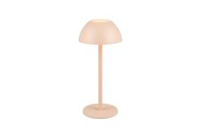 TRIO Reality R54106166 RICARDO venkovní dotyková stolní lampa SMD LED V300mm 1,7W/240lm 3000K IP54 písková, nabíjecí baterie, USB-C port