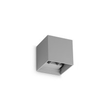 Vonkajšie nástenné svietidlo LED 3000K šedá IP54 Ideal Lux ATOM 366821