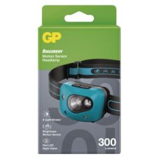 GP P8584 LED čelovka 300lm 3× AAA IPX4 modro-šedá