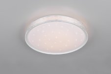 TRIO Reality R64811101 VARDA stropní svítidlo D390mm SMD LED 24W/2500lm 2700-6500K bílá, dálkový ovladač, starlight efekt