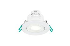 SYLVANIA 0090021 SylSpot zápustné svítidlo D87mm LED 4,8W 500lm 4000K IP44/20 bílá (3ks)