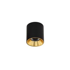ITALUX CLN-6677-75-BL-GD-3K Altisma povrchové bodové svítidlo LED D75mm 10W/1100lm 3000K černá