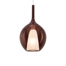 Závěsné svítidlo 2x E27 měděná IP20 Ideal Lux KALIQUE 359663