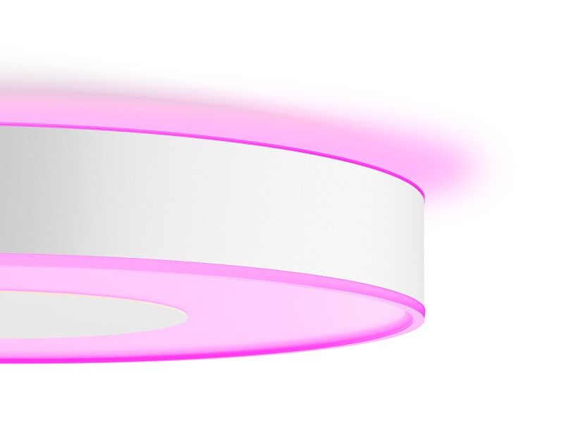 Philips HUE LED White and color Ambiance 41163/31/P9 Infuse M stropné svietidlo 33,5W 2350lm 2200-6500K+RGB 38,1cm biele stmievateľné BlueTooth