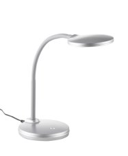 GLOBO 52290102 CARMEN stolové svietidlo LED 4,6W 300lm 3000K strieborná, adapter incl., 3StepDIM