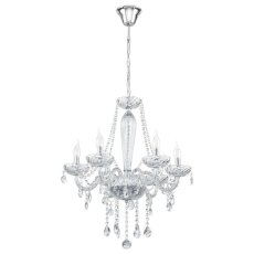 Eglo Chandeliers 39099 BASILANO 1 luster 6xE14 číra