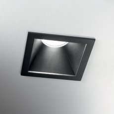 Ideal lux 192383 GAME SQUARE zápustné svietidlo 84x84mm LED 11W 950/660lm 3000K čierna, UGR