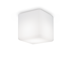 Exteriérové ​​stropní svítidlo Ideal lux 213194 LUNA PL1 MEDIUM 1xE27 42W bílá IP44