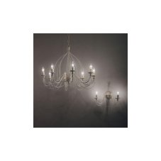 Závěsné svítidlo / Luster Ideal lux 005898 CORTE SP8 BIANCO ANTICO 8xE14 40W