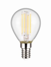 TRIO 983-440 LED žárovka filament E14 4W/500lm 4000K D45mm průhledná switchdimmer kapka