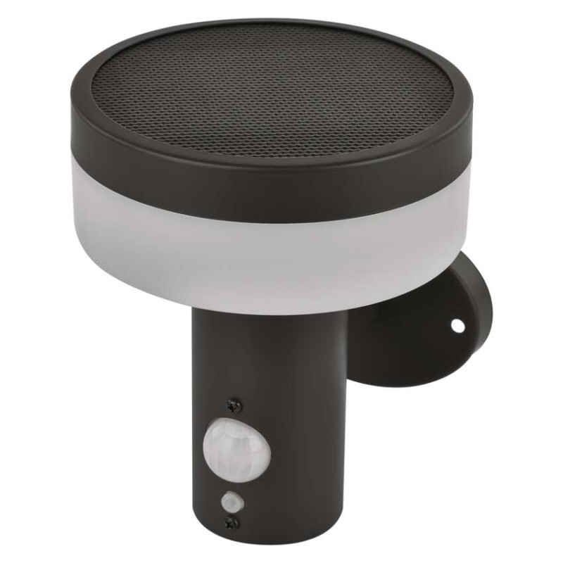 EMOS ZGJ044S TERION solární venkovní nástěnné svítidlo LED 147 × 125 × 146 2W 200lm 3000K IP44 se senzorem antracit