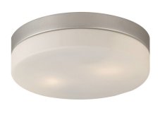 GLOBO 48402 OPAL stropné svietidlo D240mm 2xE27 matný nikel, opál