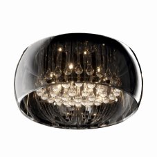 Stropní svítidlo 50 cm 6x G9 kouřová chromová Zuma Line Crystal C0076-06X-F4FZ