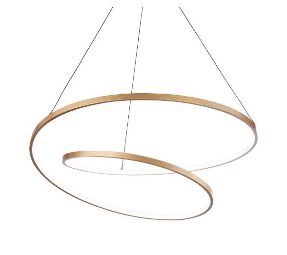 Ideal Lux 304595 OZ závěsné svítidlo LED D800mm 55W 6100/2510lm 3000K mosazná, DALI