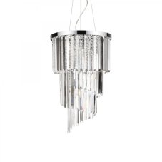 Závesné svietidlo/Luster Ideal lux 117737 CARLTON SP8 CROMO 8xE14 40W chróm