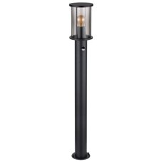 GLOBO 31363S GRACEY vonkajšie stojanové svietidlo/stĺpik so senzorom V1000mm 1xE27 IP54 matná čierna, dymová