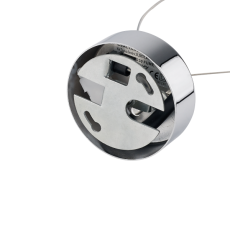 IdealLux 250342 NEMO SP1 D40 závesné svietidlo 400mm E27 1x60W IP20 chróm