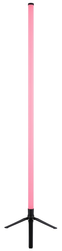 GLOBO 28062 ROCKY dekorační osvětlení - stojací lampa V1130mm LED 7 RGB černá, dúhový efekt, USB Cable incl., dálkový ovladač