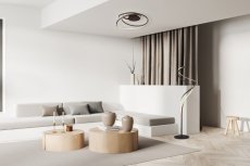 TRIO SELECT 644310132 NALA stropné svietidlo D720mm SMD LED 57W/6800lm 2300+3000+4000K čierna matná, switchdimmer