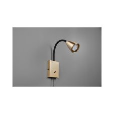 TRIO 202670108 WANDA nástenné svietidlo s vypínačom 1xGU10 matná mosadz