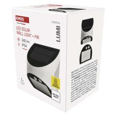 EMOS ZG172S LED solárne svietidlo LUMI so senzorom pohybu, neutrálna biela