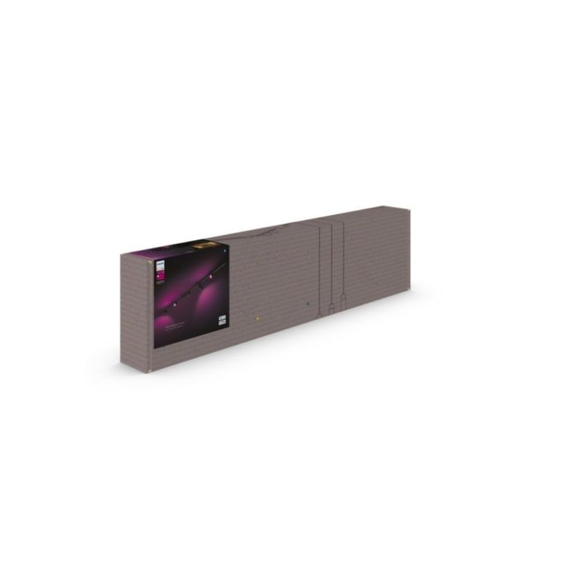 8719514407763 Philips Hue White and Color Ambiance Perifo stropní bodové svítidlo LED - souprava 20,8W/4x490lm 2000-6500K+RGB černé