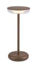RABALUX 77089 Konin venkovní dekorativní svítidlo/lampička LED V260mm 6W/60lm 3000K IP44 karamel, průhledná