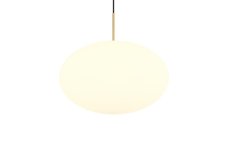 TRIO 363190108 FOMENTO závěsné svítidlo D400mm 1xE27 mosaz matná, bílá