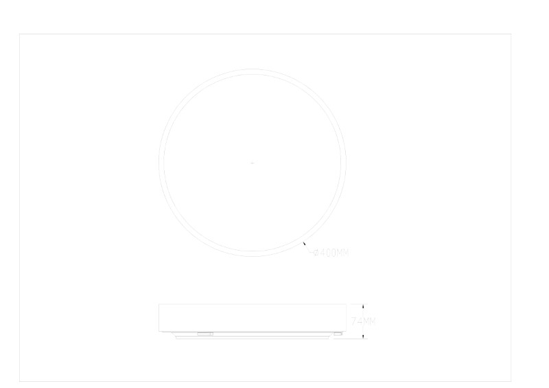 LED stropné svietidlo 40 cm 1100 lm 3000+4000+5500K IP44 čierne Zuma Line NADI MS724-R400