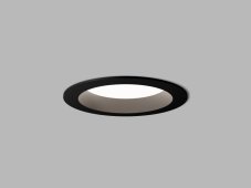LED2 2235253 KAPA zápustné svítidlo LED D145mm 12W/1350lm 3000-3500-4000K IP54 černá