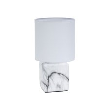 RABALUX 74069 Nalisa stolní lampička V225mm1xE14 mramorový efekt, bílá