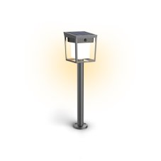 Philips 8720169362109 UltraEfficient Blaise solární stojanové svítidlo/sloupek zapichovací se senzorem LED V490mm + hrot203mm 1,5W 250/20lm 3000K IP44 antracitová