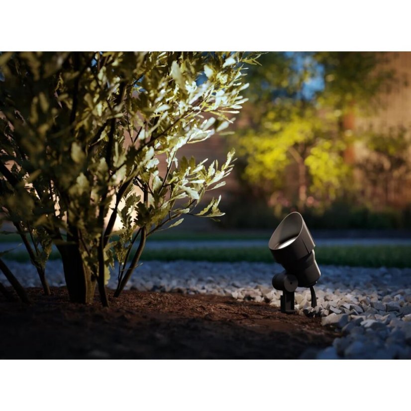 Philips 8719514477117 GardenLink Low Volt Spotlight nízkonapäťové exteriérové svietidlo/reflektor LED 6W/660lm 4000K čierna, bez napájania