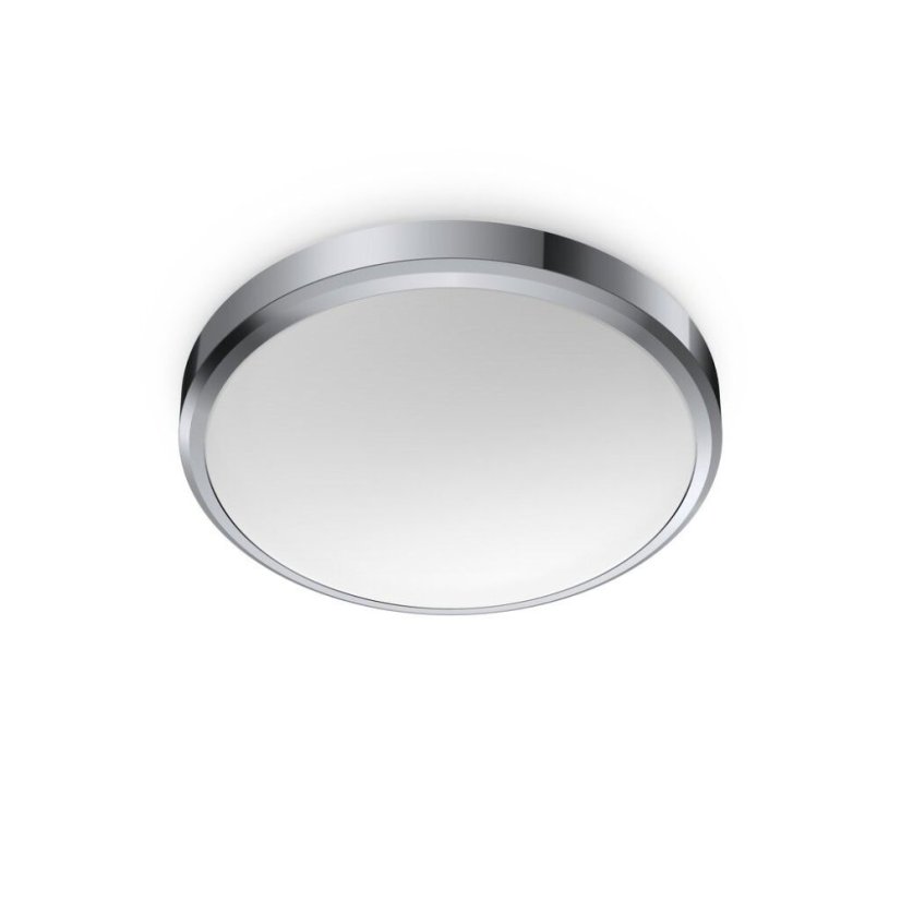 Philips Doris LED CL257 Stropné svítidlo do koupelny kruhové 17W/1500lm 313mm 2700K IP44 chrom