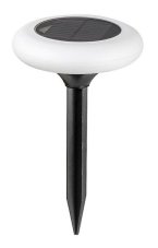 RABALUX 7069 Haiti solární zapichovací svítidlo LED D140mm 0,6W/10lm RGB IP65 černá, bílá