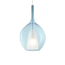 Závěsné svítidlo 2x E27 modrá IP20 Ideal Lux KALIQUE 359694