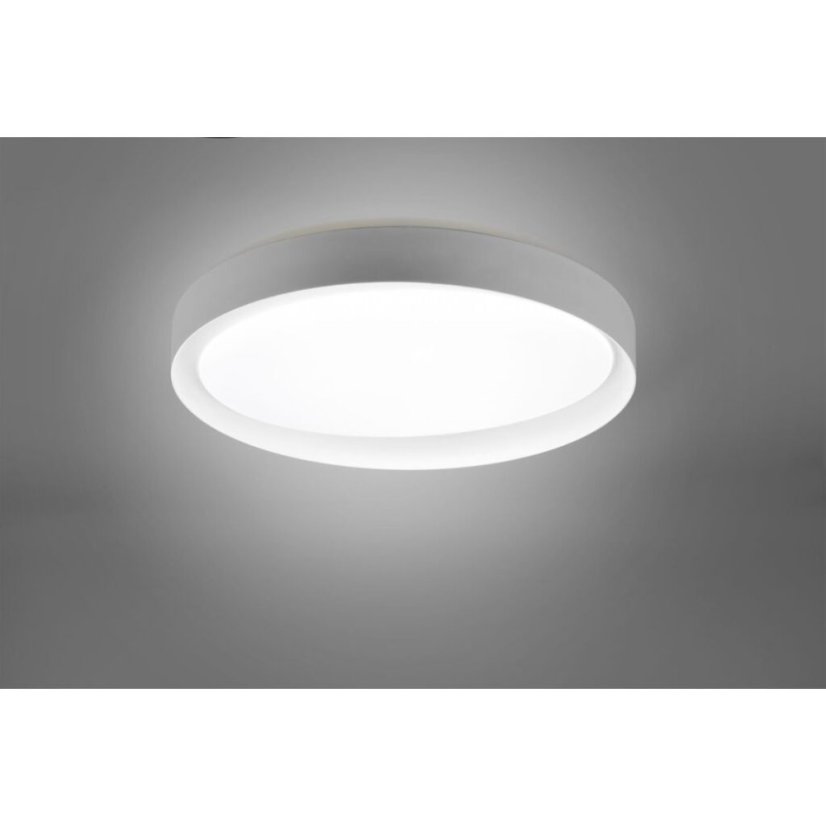 TRIO R62712411 ZETA stropní svítidlo LED D485mm 24W/1920lm 2700-6500K, šedá, bílá, stmívatelné, dálkové ovládaní