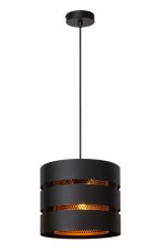 LUCIDE 21433/01/30 ROSAS závěsné svítidlo D260mm 1xE27 černá
