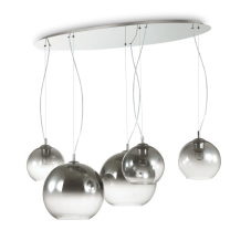 Závesné svietidlo Ideal lux 138305 DISCOVERY FADE SP5 5xE27 60W chróm