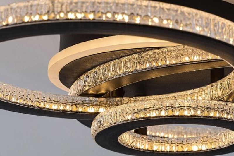 RABALUX 71392 Maziar stropní svítidlo LED 40W/3700lm 3000-6500K černá, bílá, stmívatelné, dálkový ovladač