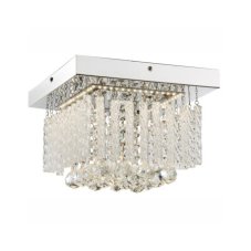 GLOBO 68396-12 MATHILDA krištáľové stropné svietidlo LED 12W/840lm 4000K chróm
