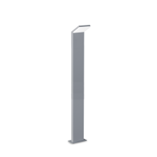 Ideal lux 322384 OUTDOOR STYLE vonkajšie stojanové svietidlo/stĺpik LED V1000mm 9W 1050/810lm 3000K IP54 šedá