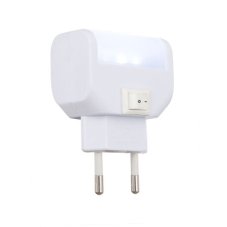 GLOBO 31908 CHASER orientační svítidlo do zásuvky LED 6400K bílá