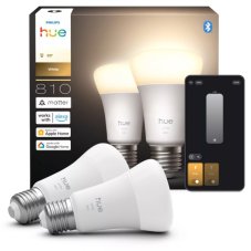 LED žiarovka E27 7W 806lm teplé svetlo (2700K)K biela Philips HUE White 8721103072566 balenie 2 ks