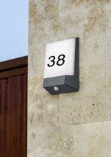 TRIO 228669142 Kasai nástěnné exteriérové svítidlo LED 1x9W 850lm 3000K IP54 se soumrakovým čidlem