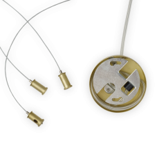 Ideal Lux 283807 PERLAGE závěsné svítidlo 11xG9 D730mm saténová mosaz, bílá