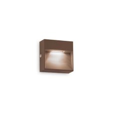 Ideal lux 328621 OUTDOOR DEDRA BIG vonkajšie nástenné svietidlo LED 1,5W 160/50lm 3000K IP65 kávová