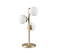 Ideal Lux 292472 PERLAGE stolná lampička 3xG9 V430mm mosadzná